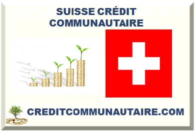 SUISSE CRÉDIT COMMUNAUTAIRE 2026